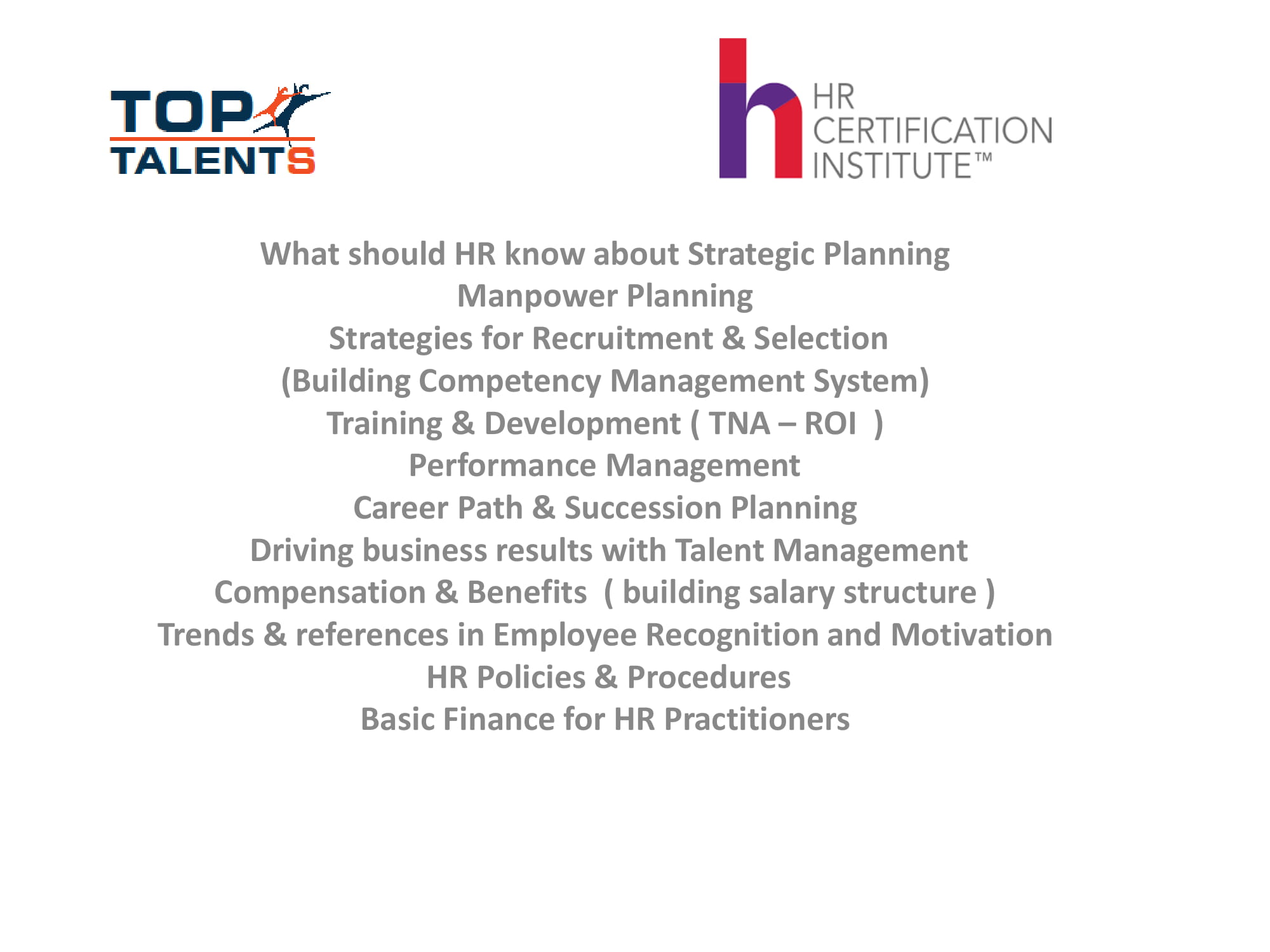 HR Certification Institute