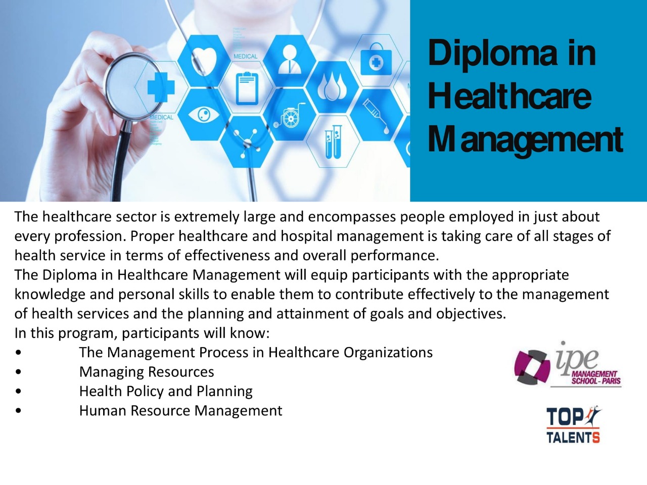 Diploma in Healthcare Management